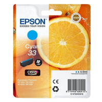 Epson T33424012, T33 azúrová (cyan) originálna cartridge
