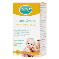 COLIEF Infant Drops Lactase Enzyme kvapky do mlieka proti kolike 15 ml