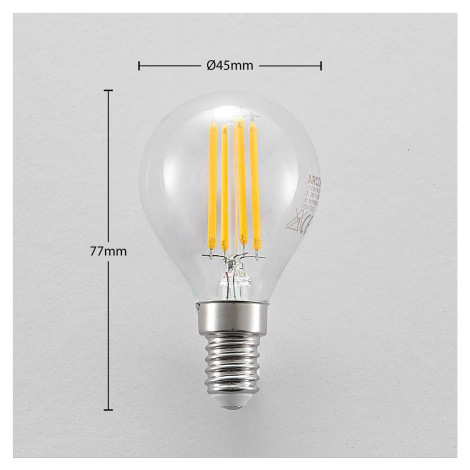 LED E14 P45 4 W 2 700 K číra 3-krokový stmievač Arcchio