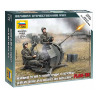 Wargames (WWII) letadlo 6117 - German Anti-Aircraft Gun with Crew (1:72)