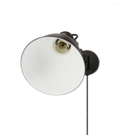 Čierne kovové nástenné svietidlo Espera - Candellux Lighting