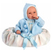 Llorens 63641 NEW BORN - realistická bábika bábätko so zvukom a mäkkým látkovým telom 36cm