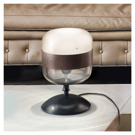 Dizajnová stolová lampa Futura zo skla, 29 cm Vistosi