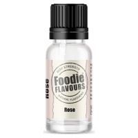 Prírodná koncentrovaná vôňa ruže 15ml - Foodie Flavours - Foodie Flavours