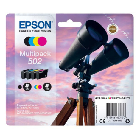 Epson 502 T02V640 CMYK multipack originálna cartridge