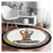 Prateľný okrúhly koberec vhodný pre robotické vysávače ø 100 cm Comfort – Mila Home