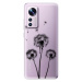 Odolné silikónové puzdro iSaprio - Three Dandelions - black - Xiaomi 12 / 12X
