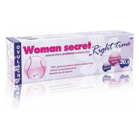 IMPERIAL VITAMINS Woman secret ovulačný test &quot;Right time&quot; 20v1