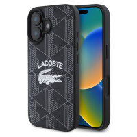 Lacoste Blend Monogram MagSafe Zadný Kryt pre iPhone 16 Pro Max Black