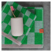 Zelené uteráky z bio bavlny v súprave 2 ks 40x55 cm Retro - Mette Ditmer Denmark
