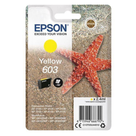 Atramentová tyčinka EPSON Singlepack "Starfish" Yellow 603