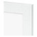 Biely plastový rámček na stenu 48x58 cm