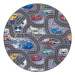 Dětský kusový koberec Play 105204 kruh - 200x200 (průměr) kruh cm Hanse Home Collection koberce