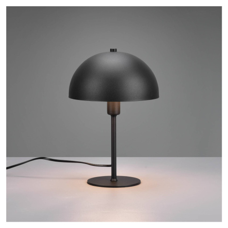 Stolná lampa Nola, výška 30 cm, čierna/zlatá TRIO