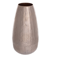 Dekoria Váza Yuli 32cm silver, 17 x 17 x 32 cm