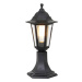Klasická vonkajšia stojaca lampa čierna 42,2 cm IP44 - New Haven