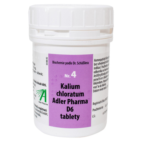 ADLER PHARMA Nr.4 Kalium chloratum D6 1000 tablet