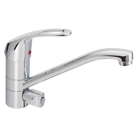 OBI Jednopáková drezová batéria Manar s prípojkou pre spotrebiče pochrómovaná