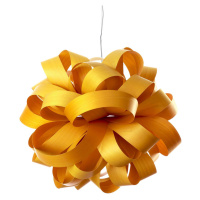 LZF Agatha Ball závesná lampa, 84x80 cm, žltá