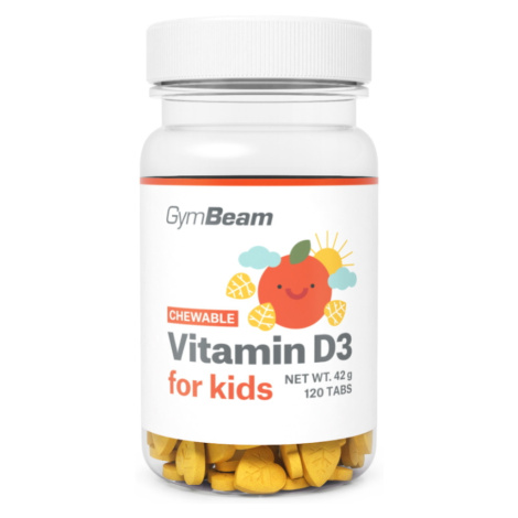 GYMBEAM Vitamín D3 pre deti 120 tabliet