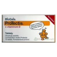 BioGaia ProTectis s vitamínom D tbl pomarančová príchuť 10 ks