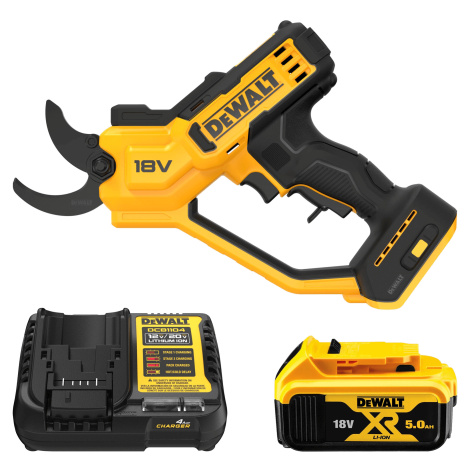 DEWALT 18V XR Aku nožnice na vetvy, 1x 5,0 Ah DCMPP568P1-QW