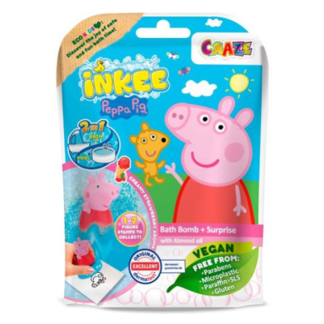 INKEE - Šumivá bomba do kúpeľa s prekvapením - Peppa Pig