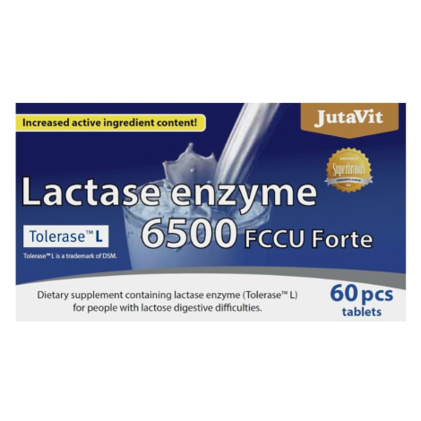 JUTAVIT Laktáza - enzým 6500 FCCU 60 tabliet