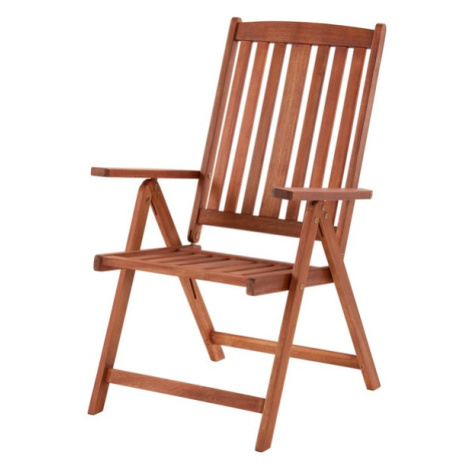Sconto Polohovacia záhradná stolička FANO akáciové drevo Houseland