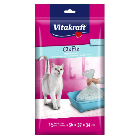 VITAKRAFT CLO FIX SILIKONOVE VRECIA MACKA 15 KS, 2413667