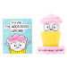 Running Press It's Me, The Good Advice Cupcake! Talking Figurine and Illustrated Book Miniature 