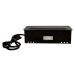 Nábytková zásuvka skrytá 2x230V + 2xUSB +2xRJ45 2mm oblá čierna - 1,5m kábel (ORNO)