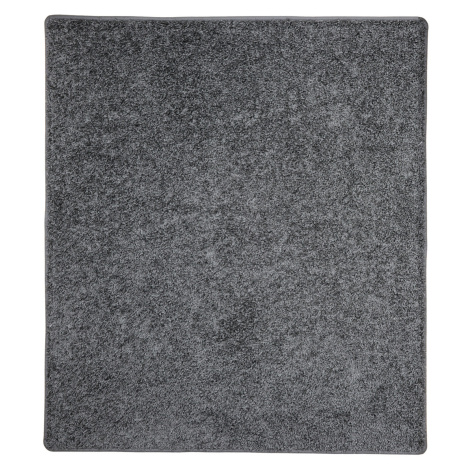 Kusový koberec Color Shaggy šedý čtverec - 100x100 cm Vopi koberce
