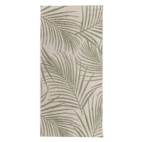 Dekoria Koberec Cottage II wool/ jungle green 67x130cm, 67 x 130 cm