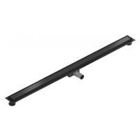 Lineárny odtokový žľab 120 cm MEXEN FLAT 2v1 čierny