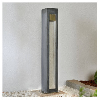 Stĺpikové LED svietidlo Adejan, čadič, V4A, 70 cm