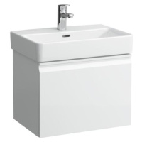 Kúpeľňová skrinka pod umývadlo Laufen Pro Nordic 52x37,2x37,2 cm biela lesk 8302.8.095.464.1