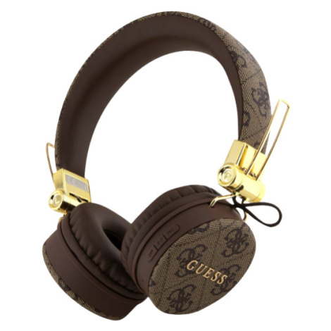 Guess PU 4G Metal Logo GUBH704GEMW, Bluetooth Stereo Headphone, Brown