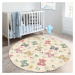 Svetložltý detský koberec ø 100 cm Comfort – Mila Home