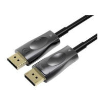 PremiumCord Optický DisplayPort 1.4 prípojný kábel M/M 25m