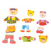 Bigjigs Toys Obliekacie puzzle Medvedia rodinka