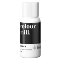 Olejová farba 20 ml vysokokoncentrovaná čierna - colour mill