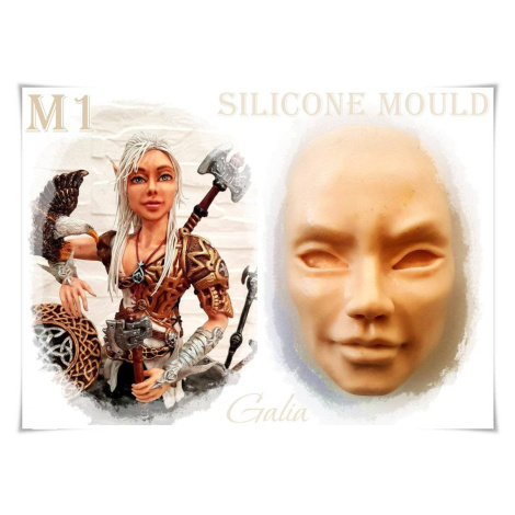 Silikónová forma hlavy ženy - Galias Moulds - Galias Moulds
