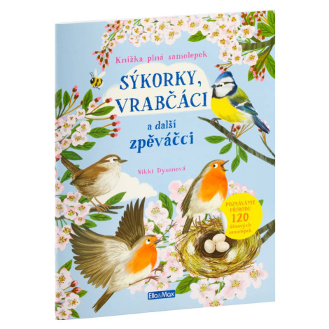 SÝKORKY, VRABČÁCI a další zpěváčci – Kniha samolepek