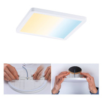 Paulmann LED panel Areo hranatý biely 17,5cm