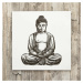 3D drevený gravírovaný obraz na stenu - Buddha
