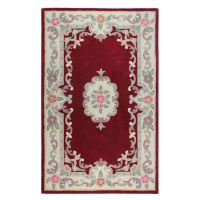 Červený vlnený koberec Flair Rugs Aubusson, 120 × 170 cm