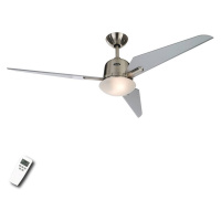 Stropný ventilátor Eco Aviatos strieborný 132 cm