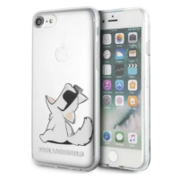 Kryt Karl Lagerfeld iPhone 7/8 hardcase transparent Choupette Fun (KLHCI8CFNRC)