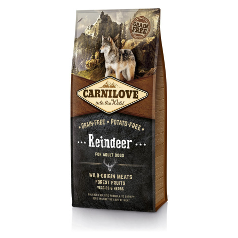 Carnilove Reindeer for Adult 12kg - sob EXPIRÁCIA jún (20.06.2025)